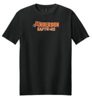 64000 Black "Anderson Raptors logo" Tee